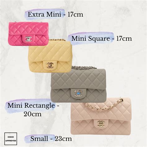 chanel extra mini size cm